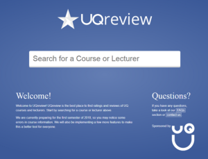 UQ Review front page